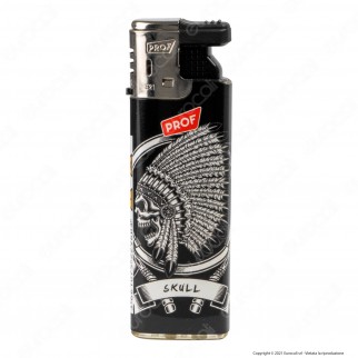 Accendini Turboflame Maxi Prof Skulls - Serie da 5 Accendini
