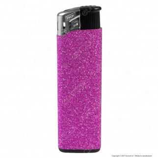 Accendini Electronic Maxi Prof Fantasia Glitter - Box da 50