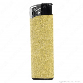 Accendini Electronic Maxi Prof Fantasia Glitter - Box da 50