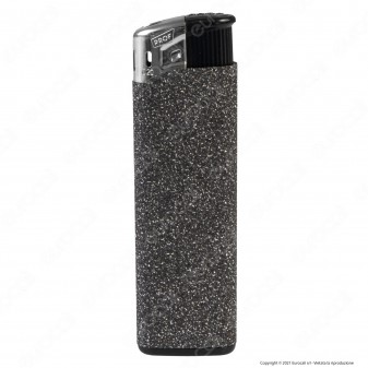 Accendini Electronic Maxi Prof Fantasia Glitter - Box da 50
