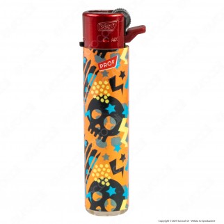 Accendini a Pietrina Maxi Prof Fantasia Red Skulls - Serie da 5