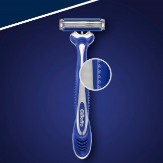 Gillette Rasoio Uomo Sensor 3 Comfort Usa e Getta - Confezione da 5