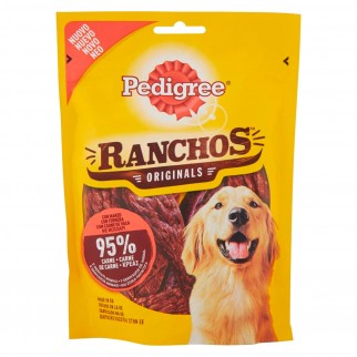 Pedigree Ranchos Originals Snack per Cani con 95% di Carne al Gusto