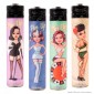 Immagine 1 - Accendini a Pietrina Atomic Maxi Fantasia Pin Up - Serie da 4