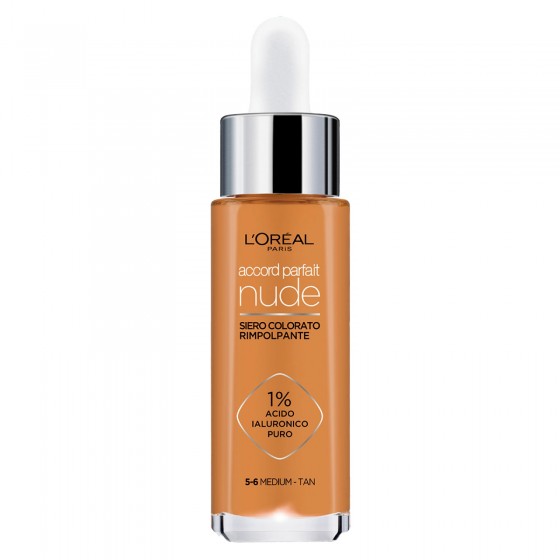 L'Oréal Paris Accord Parfait Nude Siero Rimpolpante Colorato Colore L'Oréal Paris Accord Parfait Nude Siero Rimpolpante Colorato Colore