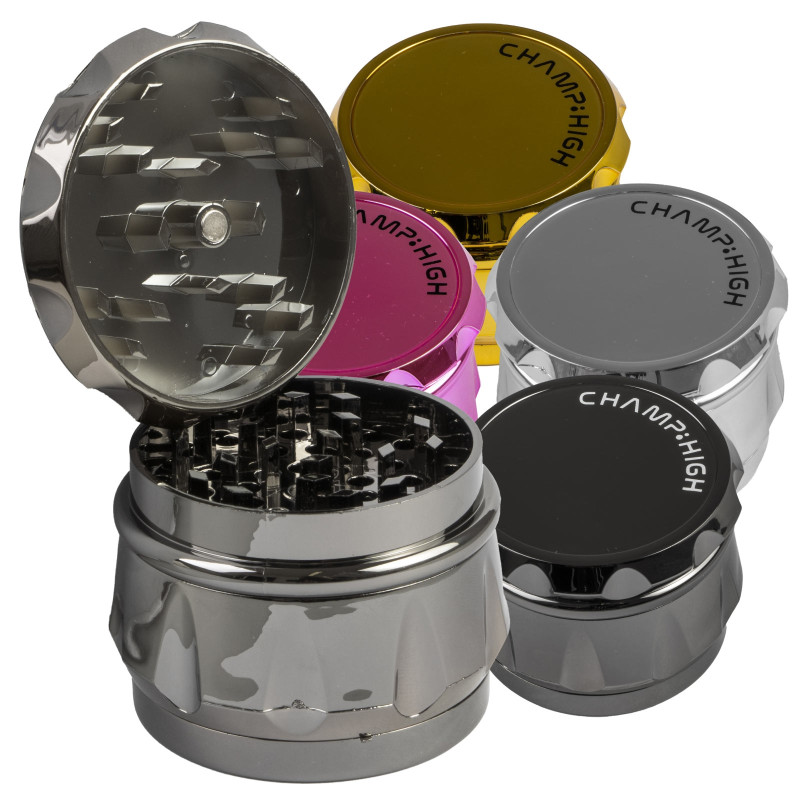 Champ High Grinder Tritatabacco in Plastica 4 Parti Champ High Grinder Tritatabacco in Plastica 4 Parti
