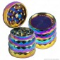 Grinder Champ High Tritatabacco Mini in Metallo 4 Parti Diamond Rainbow [TERMINATO]