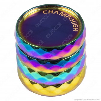 Grinder Champ High Tritatabacco Mini in Metallo 4 Parti Diamond