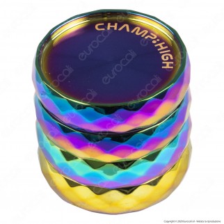 Grinder Champ High Tritatabacco Mini in Metallo 4 Parti Diamond