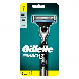 Gillette Mach3 Rasoio Uomo a 3 Lame + 15 Lamette di Ricambio