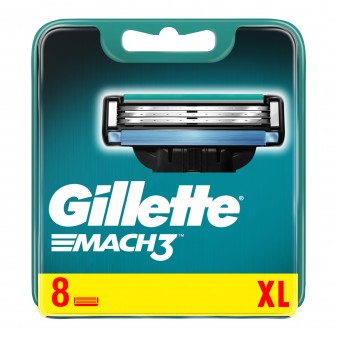 Gillette Mach3 Rasoio Uomo a 3 Lame + 15 Lamette di Ricambio