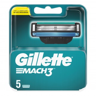 Gillette Mach3 Rasoio Uomo a 3 Lame + 15 Lamette di Ricambio