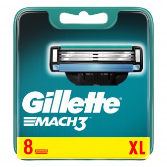 Gillette Mach3 Lamette di Ricambio a 3 Lame in Acciaio - 15 Ricambi