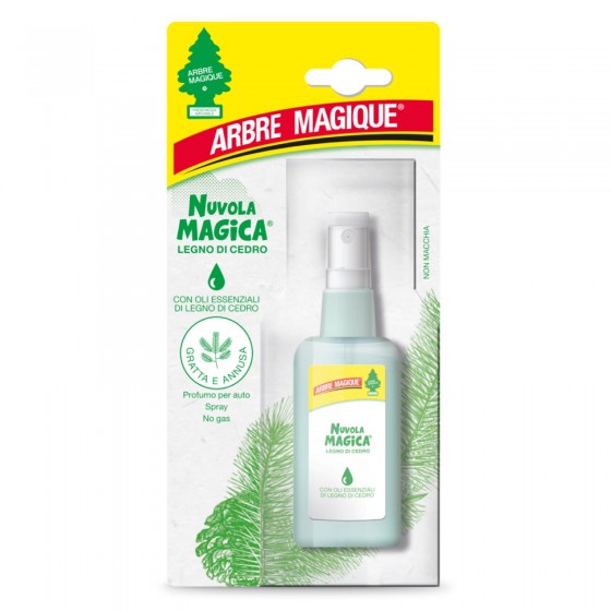 Arbre Magique Nuvola Magica Spray con Oli Essenziali di Legno di Arbre Magique Nuvola Magica Spray con Oli Essenziali di Legno di