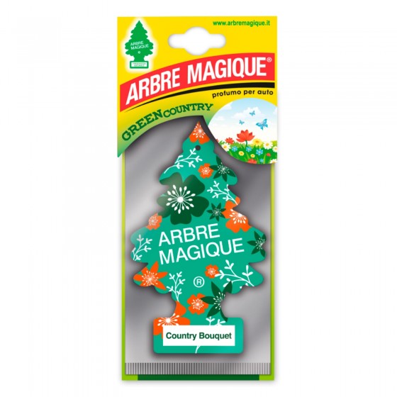 Arbre Magique Green Country Profumatore Solido per Auto Fragranza Arbre Magique Green Country Profumatore Solido per Auto Fragranza