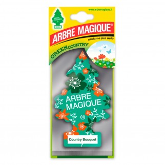 Arbre Magique Green Country Profumatore Solido per Auto Fragranza