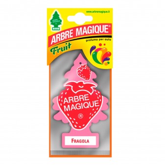 Arbre Magique Fruit Profumatore Solido per Auto Fragranza Fragola