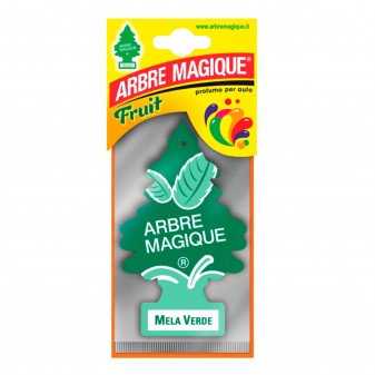 Arbre Magique Fruit Profumatore Solido per Auto Fragranza Mela Verde Lunga Durata