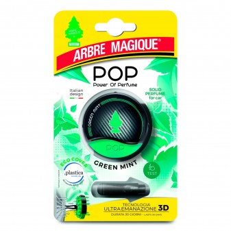 Arbre Magique Pop Profumatore Solido per Auto Fragranza Green Mint