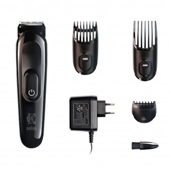 King C Gillette Rasoio Elettrico Regolabarba Beard Trimmer con 3