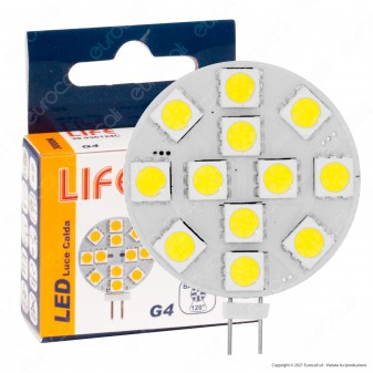 Life Lampadina LED G4 1,8W 12V Bulb Disc - mod. 39.930124C /