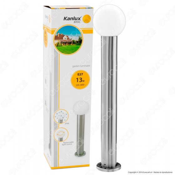 Kanlux ASPA 80 Portalampada da Giardino con Fissaggio a Terra per Kanlux ASPA 80 Portalampada da Giardino con Fissaggio a Terra per