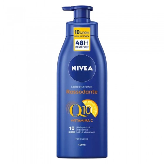 Nivea Latte Nutriente Rassodante Corpo con Q10 e Vitamina C per Pelle Nivea Latte Nutriente Rassodante Corpo con Q10 e Vitamina C per Pelle