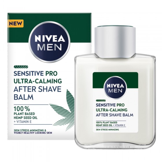Nivea Men Sensitive Pro Ultra Calming Balsamo Dopobarba Vegano con Nivea Men Sensitive Pro Ultra Calming Balsamo Dopobarba Vegano con
