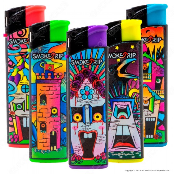 SmokeTrip Accendini Elettronici Ricaricabili Fantasia Psycho House - SmokeTrip Accendini Elettronici Ricaricabili Fantasia Psycho House -