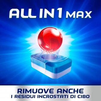 Finish Powerball Tutto in 1 Max al Limone per Lavastoviglie - 210