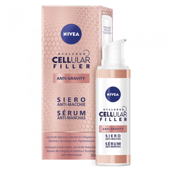 Nivea Hyaluron Cellular Filler Anti-Gravity Siero Anti-Macchie - Nivea Hyaluron Cellular Filler Anti-Gravity Siero Anti-Macchie -