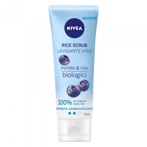Nivea Rice Scrub Esfoliante Levigante Viso con Mirtillo e Riso Nivea Rice Scrub Esfoliante Levigante Viso con Mirtillo e Riso