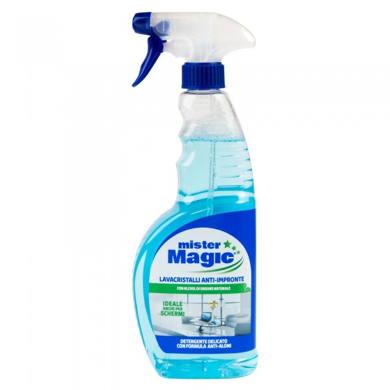 Mister Magic Lavacristalli Anti-Impronte Effetto Anti Polvere - Mister Magic Lavacristalli Anti-Impronte Effetto Anti Polvere -