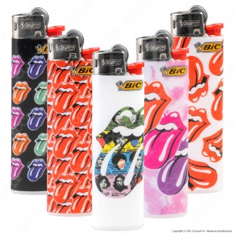 Bic Slim J23 Fantasia Rolling Stones - 5 Accendini