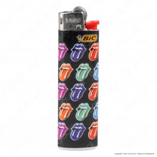 Bic Slim J23 Fantasia Rolling Stones - 5 Accendini
