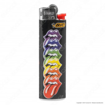 Bic Slim J23 Fantasia Rolling Stones - 5 Accendini