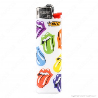 Bic Slim J23 Fantasia Rolling Stones - 5 Accendini