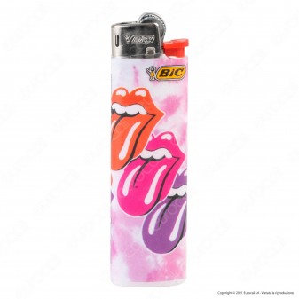 Bic Slim J23 Fantasia Rolling Stones - 5 Accendini