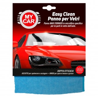My Car Easy Clean Panno in Microfibra per Vetri Auto - Confezione da
