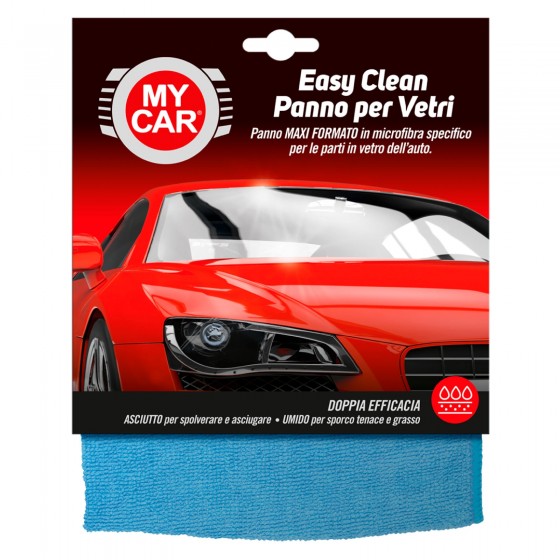 Panno in Microfibra per Pulizia Vetri Auto My Car