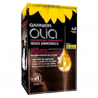 Garnier Olia Tinta Permanente per Capelli 4.8 Castano Moka Senza