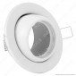 V-Tac VT-780RD Portafaretto Orientabile Rotondo da Incasso per Lampadine GU10 e GU5.3 - SKU 3593 [TERMINATO]