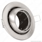 V-Tac VT-780RD Portafaretto Orientabile Rotondo da Incasso per Lampadine GU10 e GU5.3 - SKU 3594