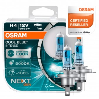 Osram Cool Blue Intense Extra White - 2 Lampadine H4
