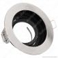 V-Tac VT-781RD Portafaretto Orientabile Rotondo da Incasso per Lampadine GU10 e GU5.3 - SKU 3596