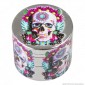 Immagine 5 - Grinder Champ High Tritatabacco Mini in Metallo 4 Parti Silver Skull