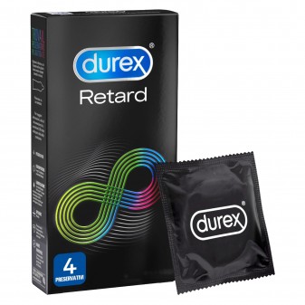 Preservativi Durex Retard ad Azione Ritardante e Forma Easy-On -