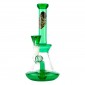 New Ways Bong in Vetro Trasparente di Colore Verde Amsterdam Smoking Boy - Altezza 22cm