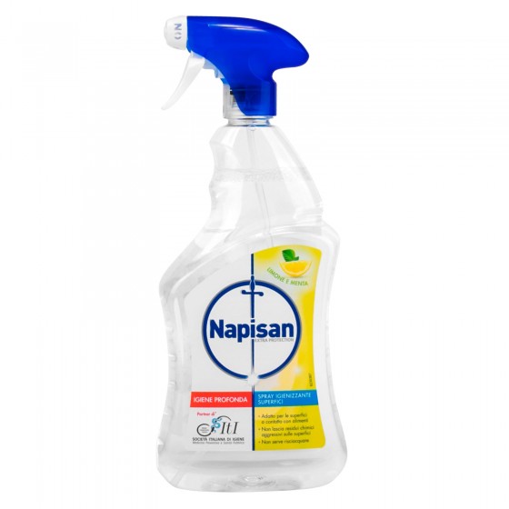 Napisan Spray Igienizzante Superfici Limone e Menta - 750ml Napisan Spray Igienizzante Superfici Limone e Menta - 750ml