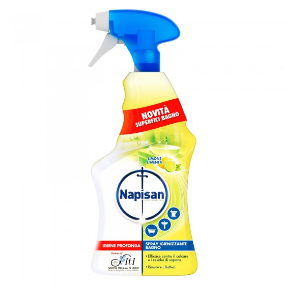 Napisan Spray Igienizzante Bagno Limone e Menta - 750ml Napisan Spray Igienizzante Bagno Limone e Menta - 750ml
